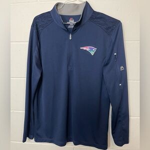 Patriots Majestic Cool Base Quarter-Zip Pullover Men’s M